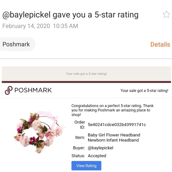 Baby Girl Flower Headband Newborn Infant Headband - Picture 2 of 7